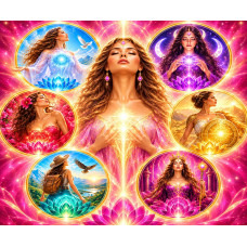 Curso Colección Mujer Power: 6 Mesas Radiónicas para tu Poder Femenino